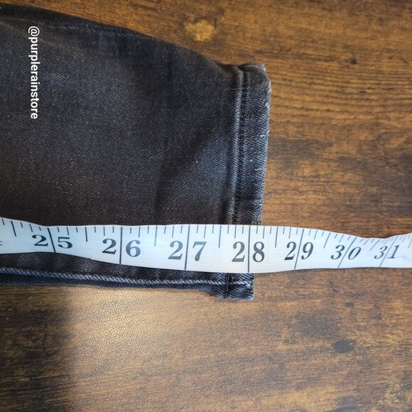 American Eagle Jeans 6 S Jegging Mid Rise Next Level Stretch Black Wash Denim - Picture 11 of 13